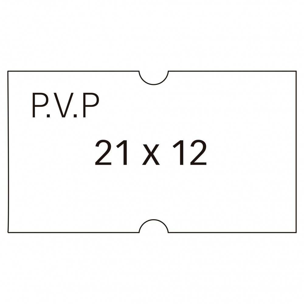 Etiquetas Blancas Etiquetadora Precio 21 x 12 mm Apli 101949
