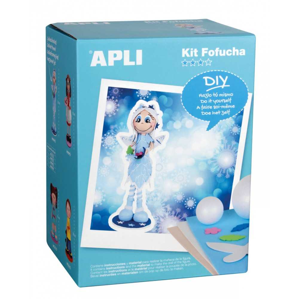 Kit Muñeca Fofucha Hada de Invierno Apli 14288