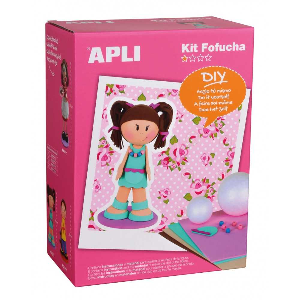 Kit Muñeca Fofucha Niña Apli 13845