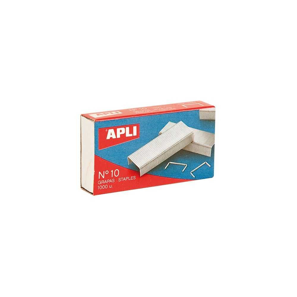 Caja de Grapas Galvanizadas N.º 10 1000 Uds Apli 13464
