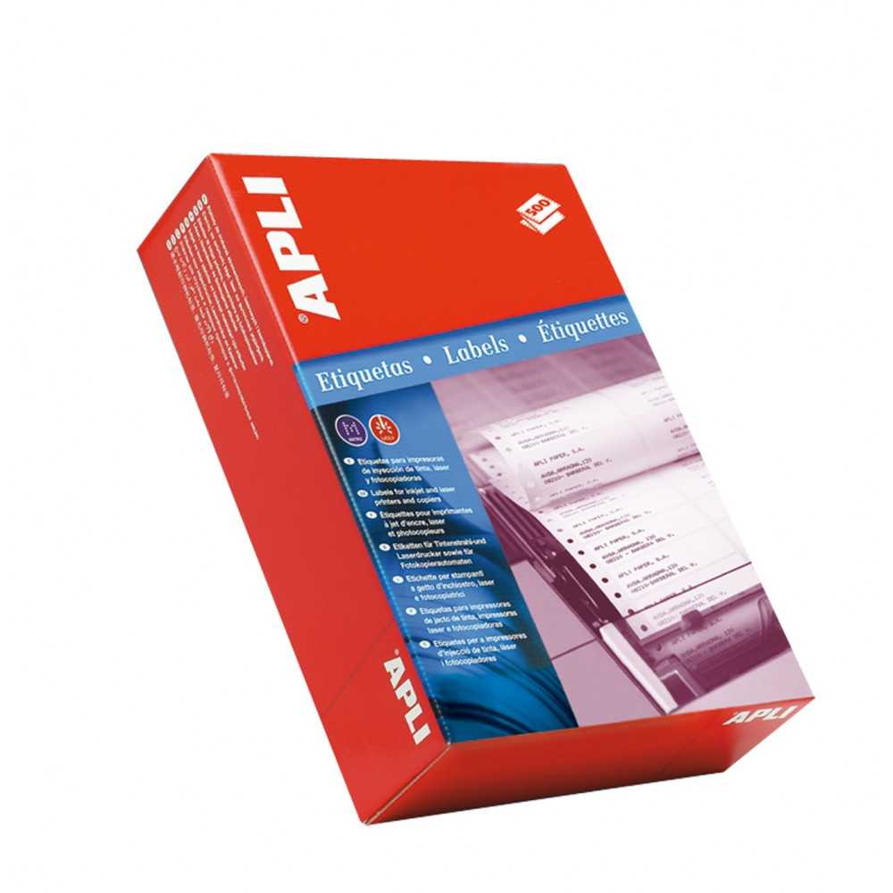 Apli 00073 Etiquetas En Papel Continuo 137.2x74.1 mm