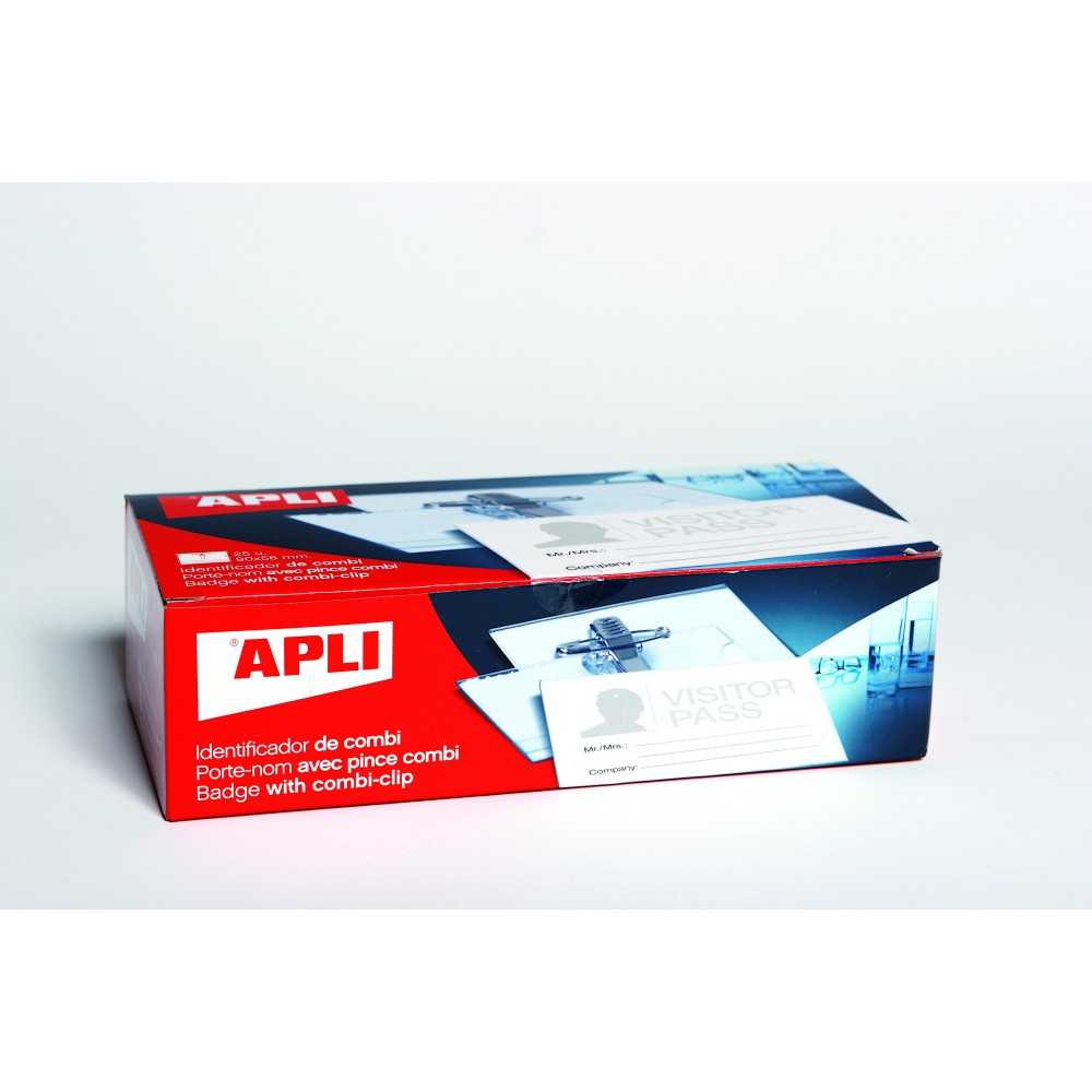 Identificadores Combi Pinza Metálica 90x56 mm Apli 11746
