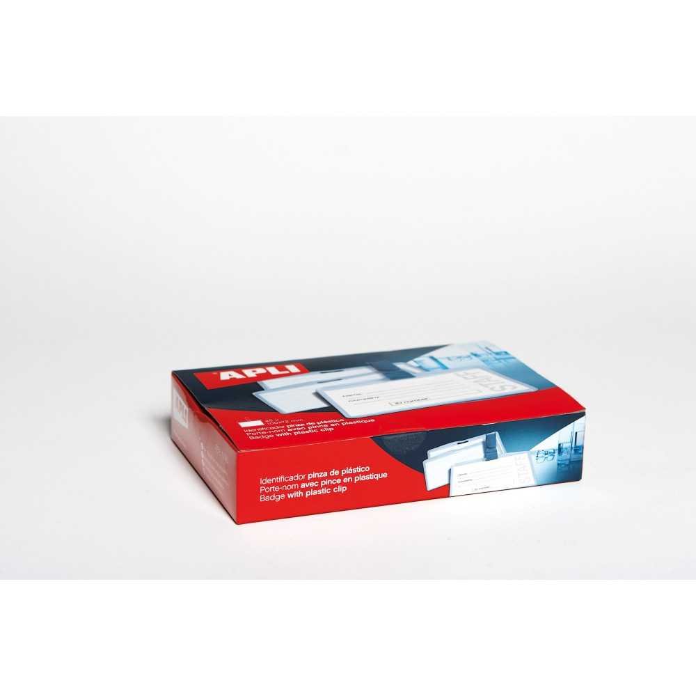 Identificadores Con Pinza Plástico 95 x72 mm 25 Uds Apli 11740