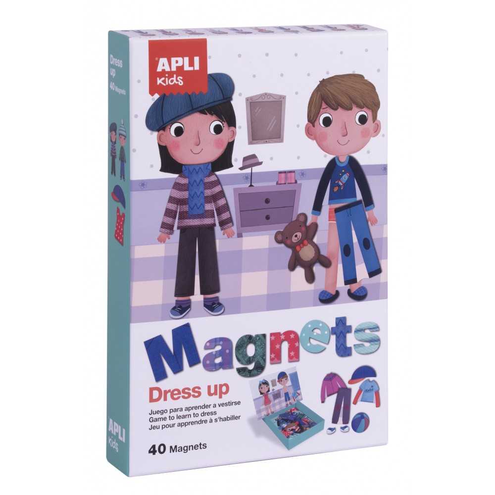 Juego Magnético Dress Up Aprender a Vestirse Apli 17557