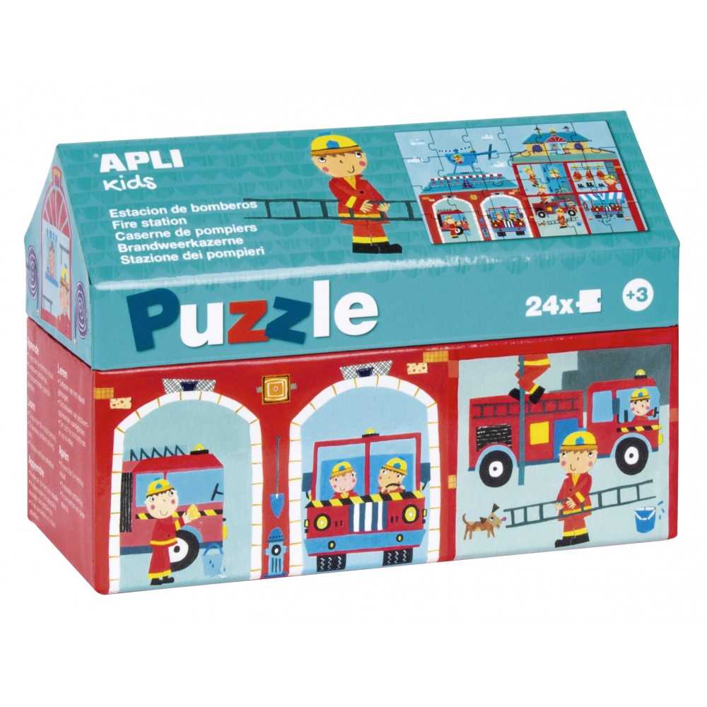 Puzle Parque de Bomberos Apli 17353