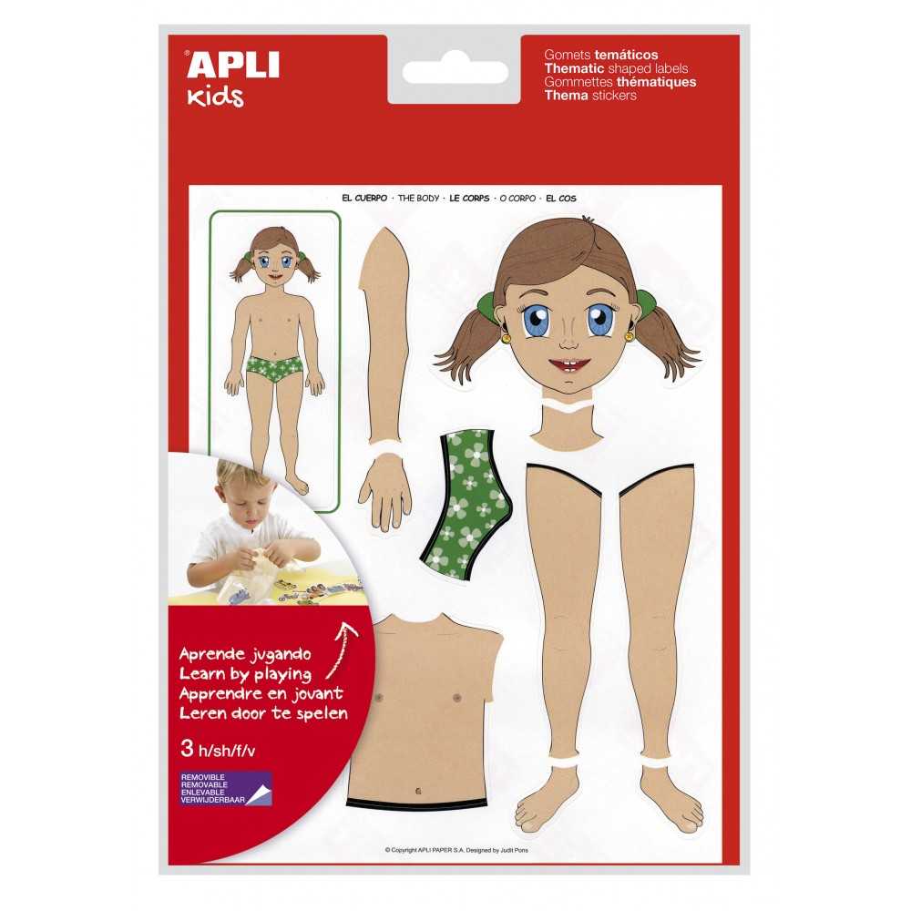 Apli 11928 Bolsa Gomets Cuerpo Humano 12H