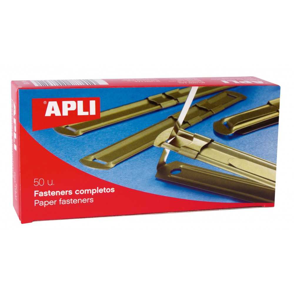 Fastener Metálico Dorados Para Encuadernar Apli 11831