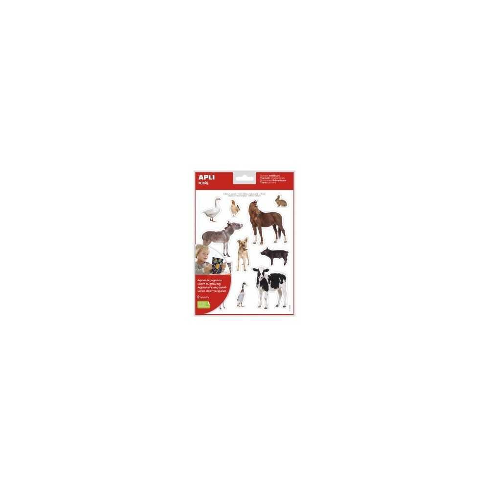 Apli 16619 Bolsa Gomets Fotográficos Animales de Granja 2H