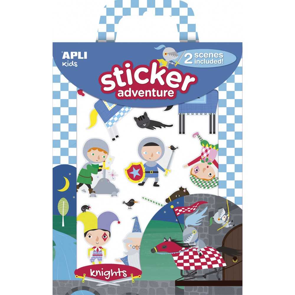 Apli 16765 Juego Pegatinas Caballeros Medievales 2H