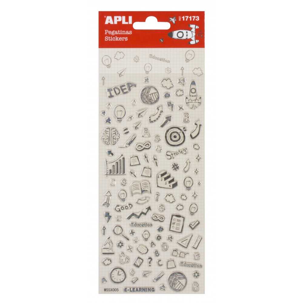 Apli 17173 Pegatinas Símbolos e Ideas Bolsa 1H