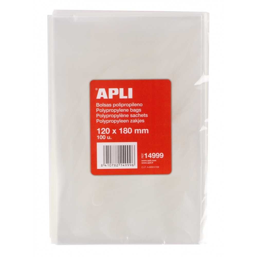 100 Bolsas Polipropileno Transparentes 120x180mm