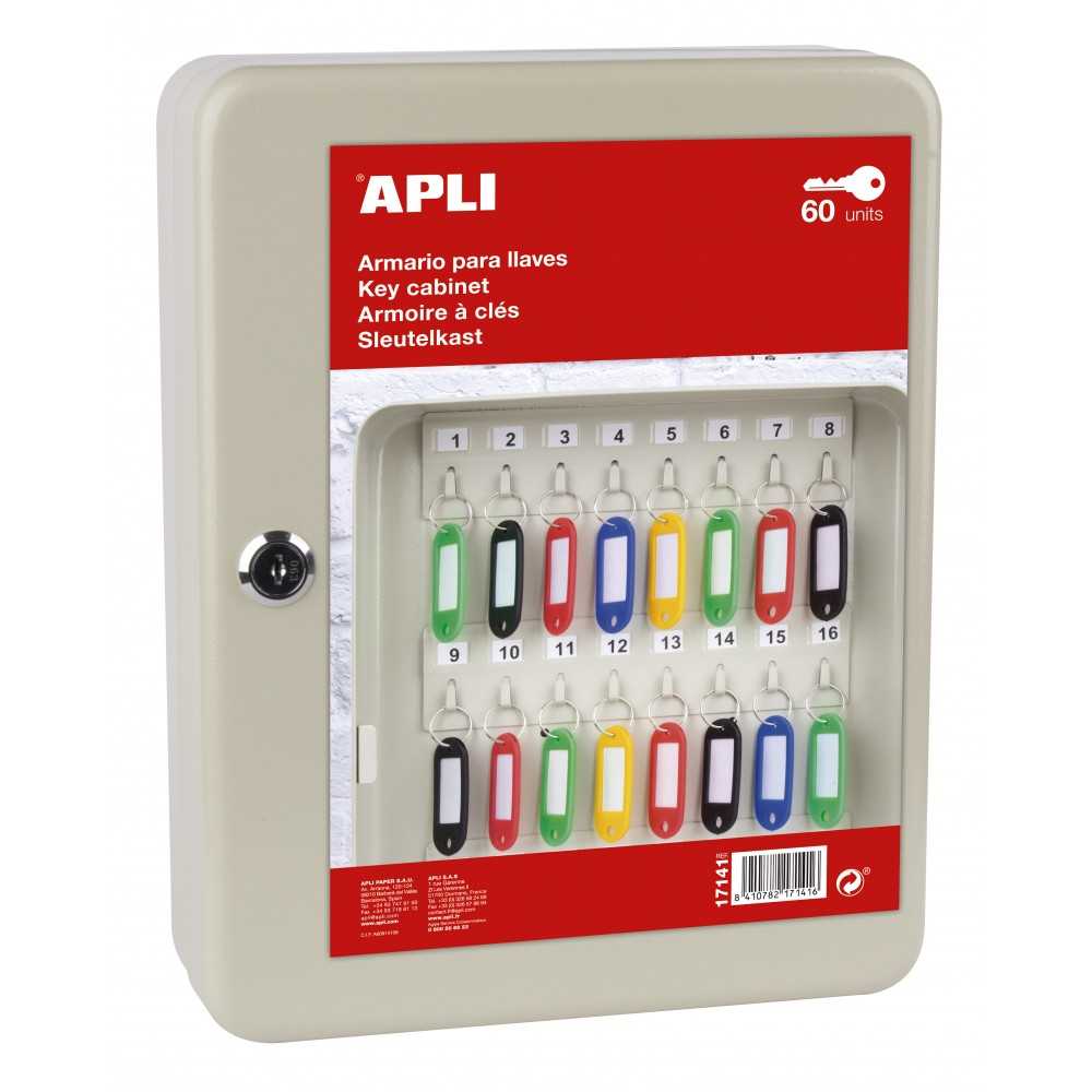 Armario Porta Llaves Blanco 60 Posiciones Apli 17141