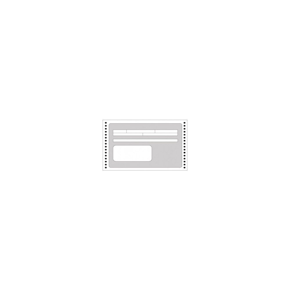Papel Continuo Recibos 240mm x 4" Apli 00132