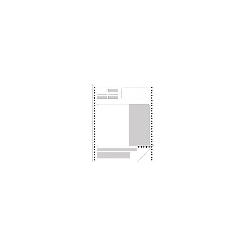 Papel Continuo Factura 240mm 11" 350 Hojas Apli 00135