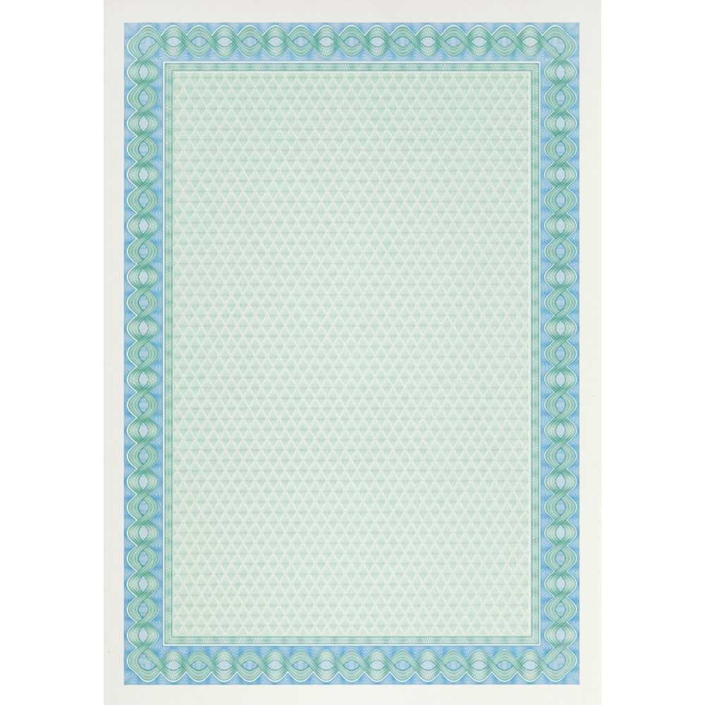 Papel Certificado Azul Turquesa A4 70H Apli DSD1052