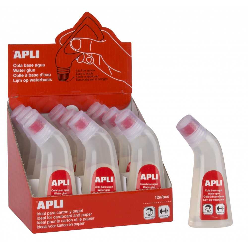 Caja Colas Base Agua 70 ml Extra Fuerte 12 Uds Apli 16958