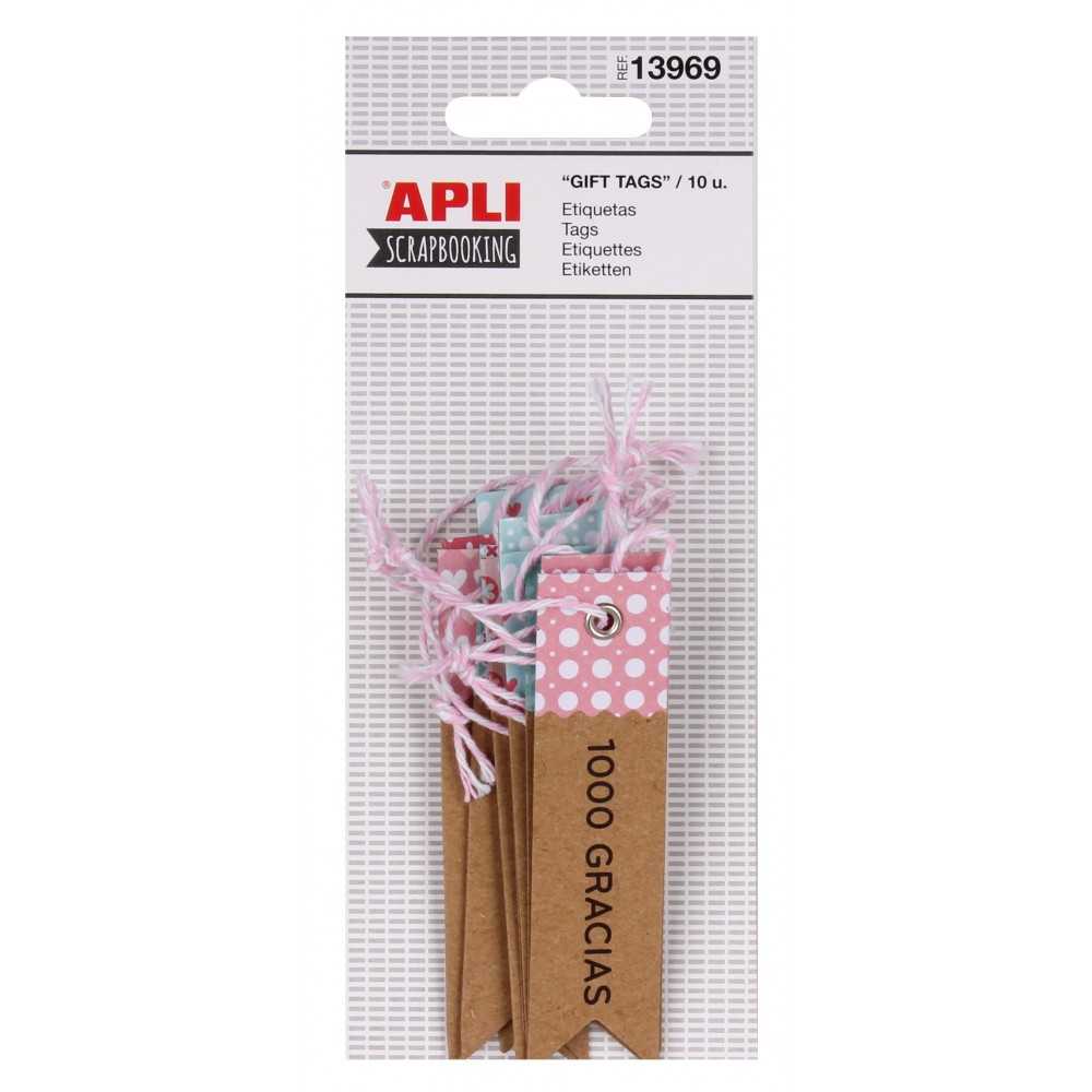 Etiquetas con Arandela Estampado Shine Scrapbboking APLI 13969