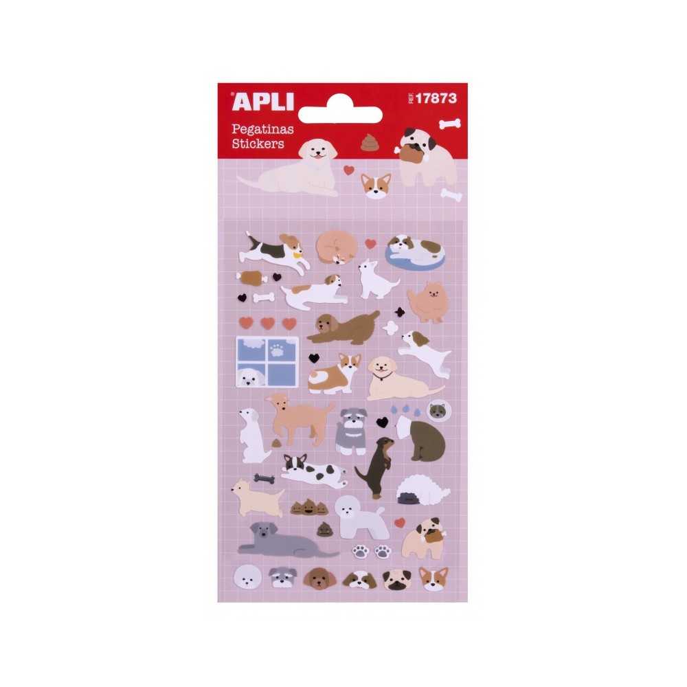 Apli 17873 Bolsa Pegatinas Temática Perros 1H