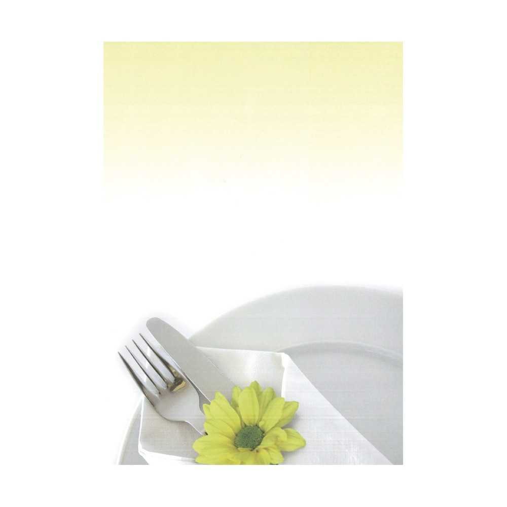 Papel Temático Motivo Cubiertos A4 20H Apli 12123