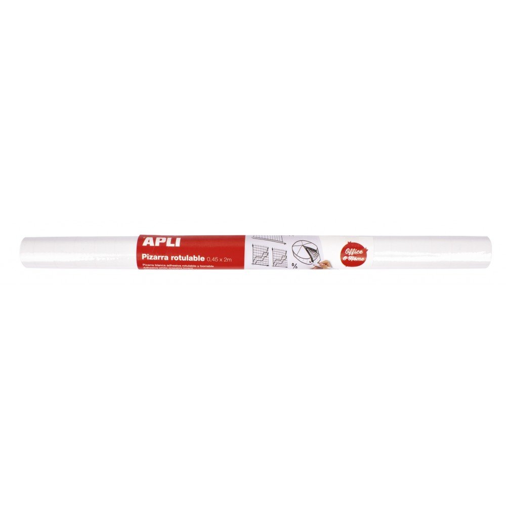 Pizarra Adhesiva Blanca en Rollo de 0,50 x 0,45m Apli 100359