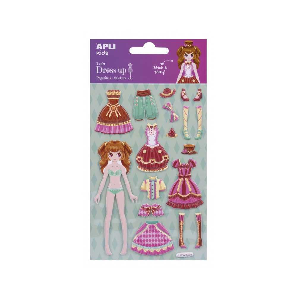 Pegatinas Modelo Lea 3D Dress Up 1H Apli 17607