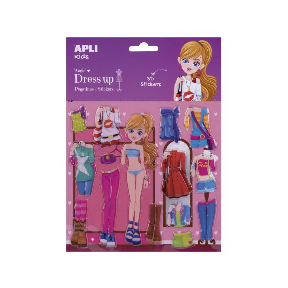 Pegatina Modelo Angie 3D Dress Up 1H Apli 17608