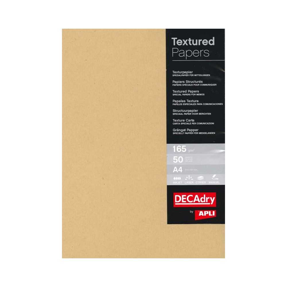 Papel Verjurado Kraft A4 50H Apli PCL1596