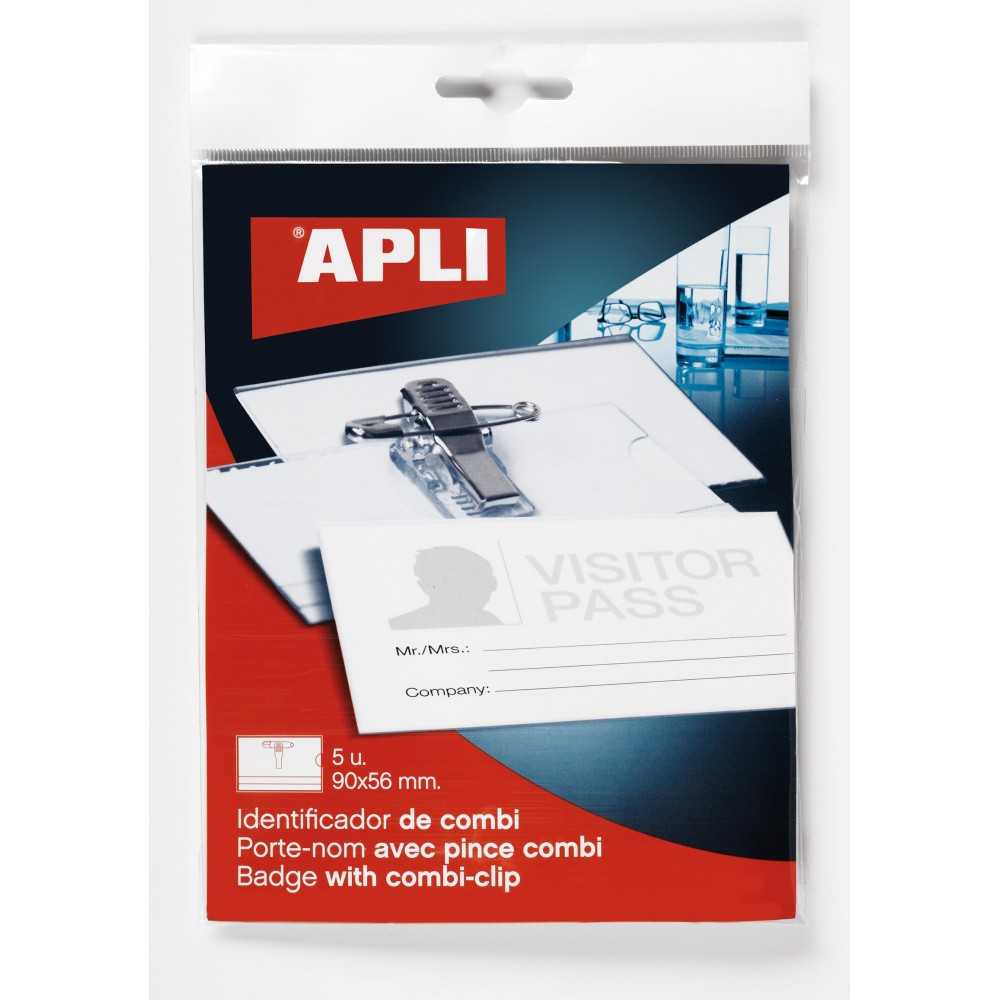 Identificadores Combi Pinza Metálica 90x56 mm Apli 11745