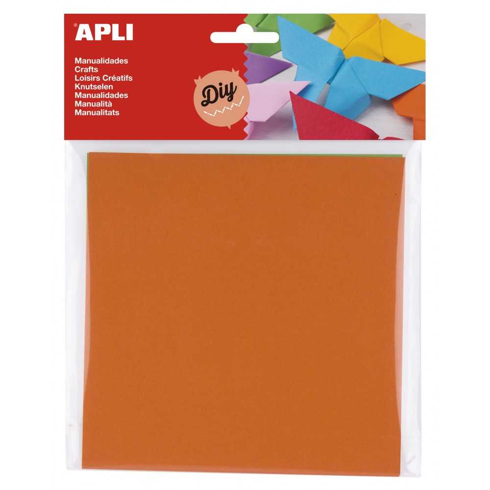 50 Hojas Papel Origami 15 x15 Surtido Color Apli 14793 COMPRAETIQUETAS