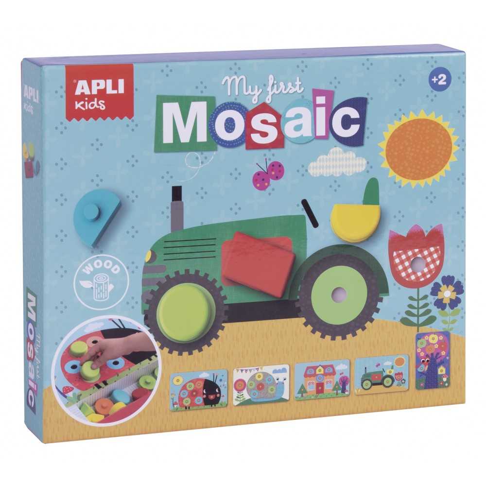 Mosaico Piezas de Madera My First Apli 17652