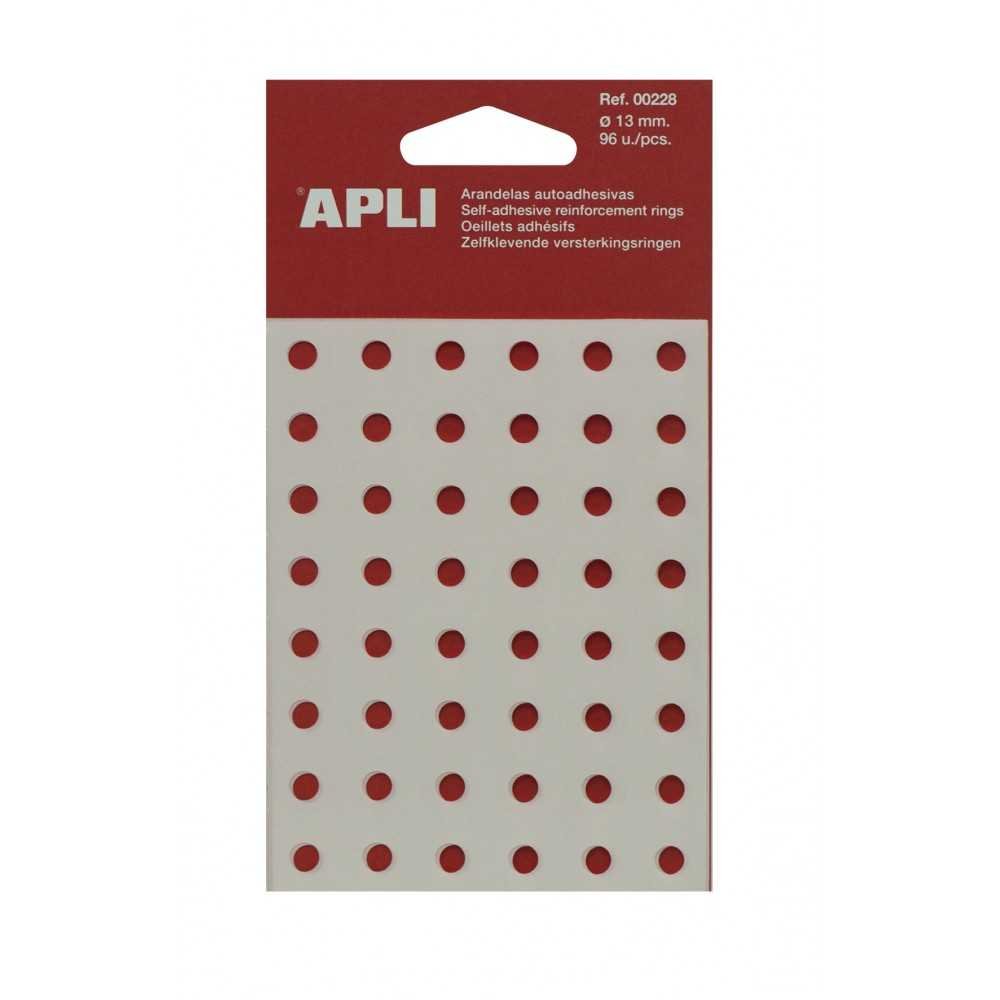 Arandelas de Refuerzo Translúcidas ø 13mm 240 Uds Apli 00229