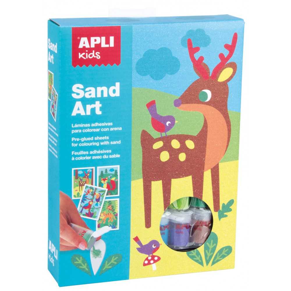Juego Colorear Con Arena Apli 13749