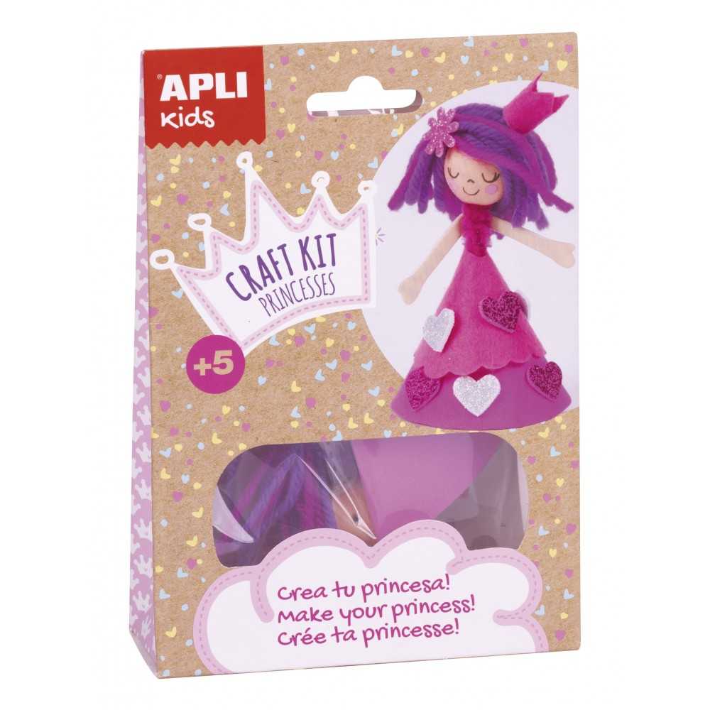 Craft Kit Princesa Rosa Apli 17146
