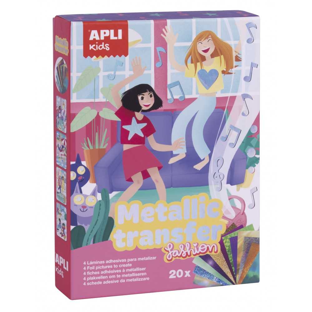 Juego Metallic Transfer Fashion Apli 17859