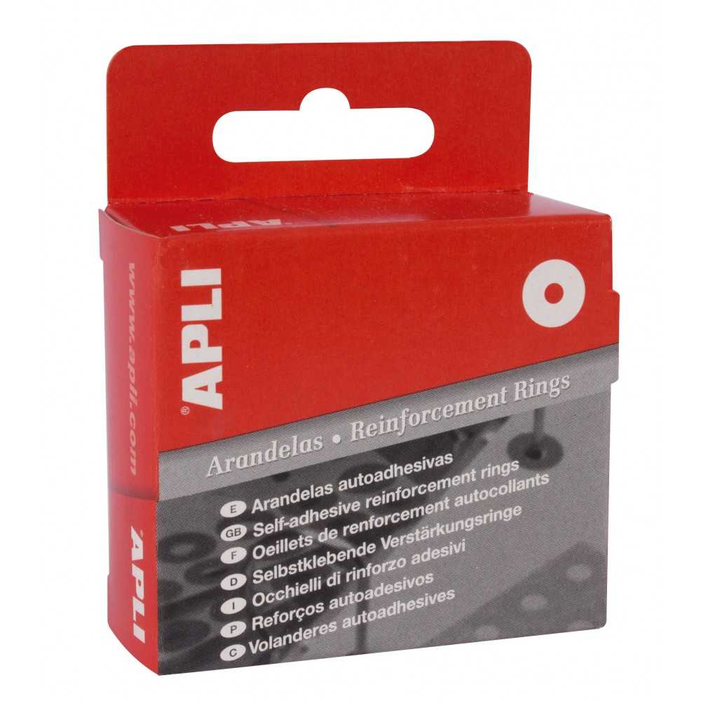 Caja Arandelas Autoadhesivas Blancas ø 13 mm 500 Uds Apli 07111