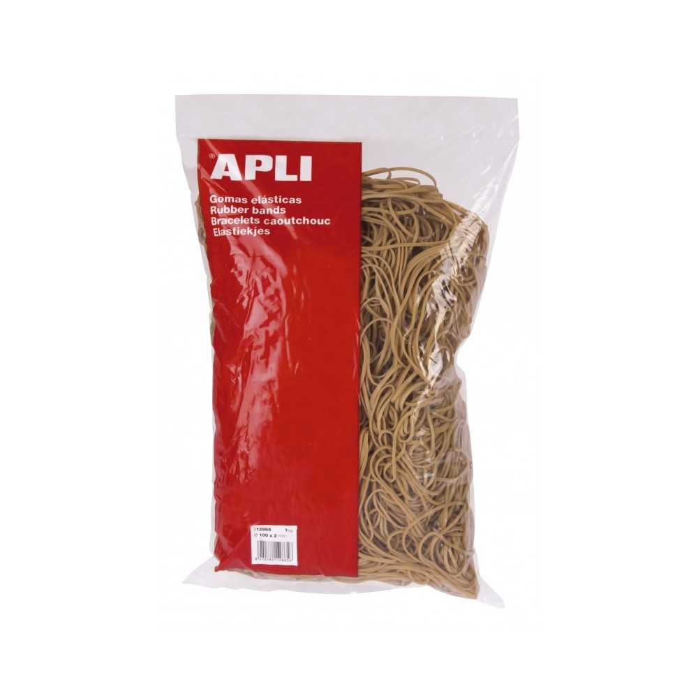 Bolsa 1Kg Gomas Elásticas 60 x 2mm Apli 13743