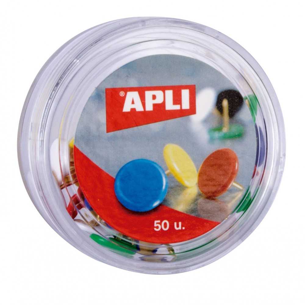 Caja Chinchetas Colores Surtidos Apli 11733