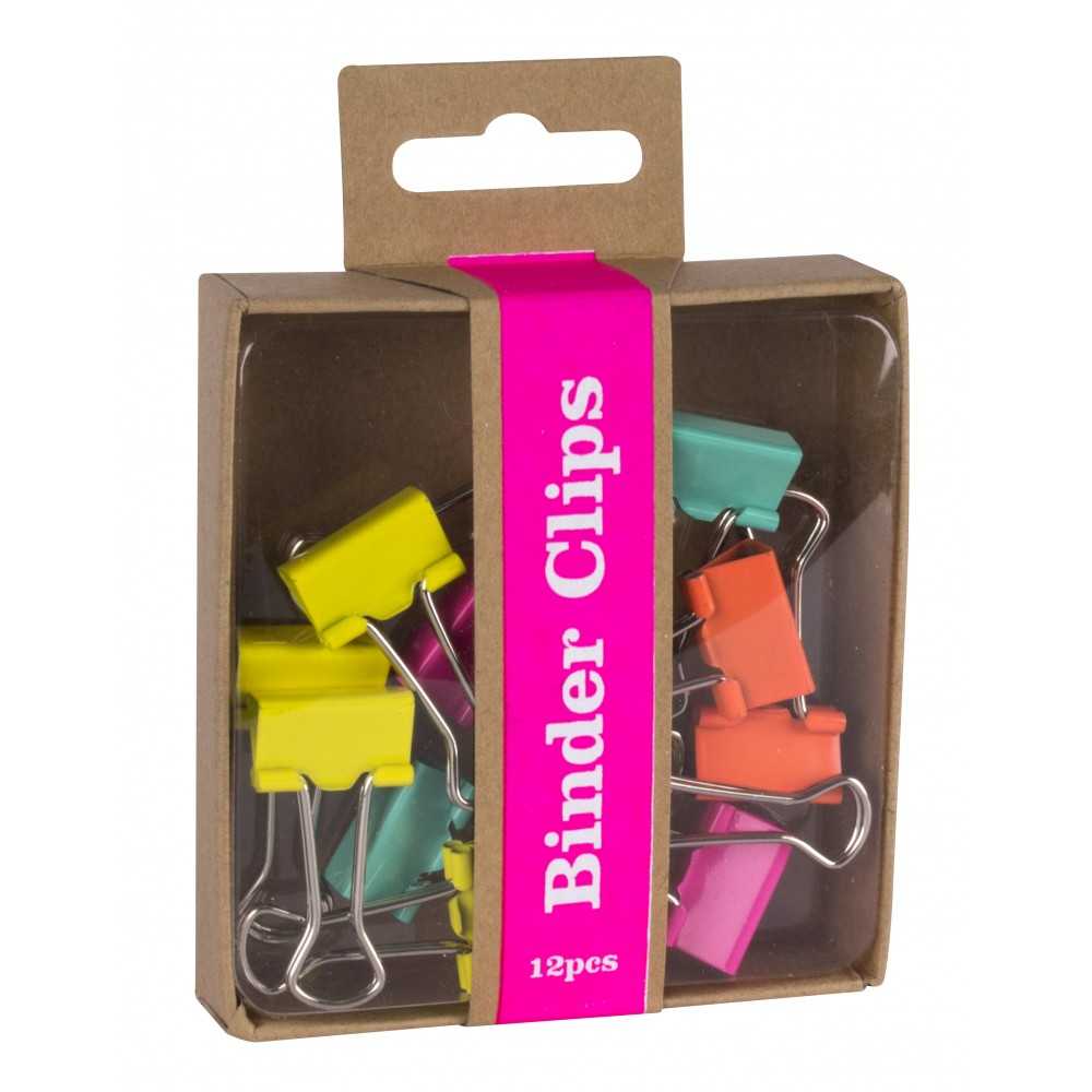Pinzas Metálicas Colores Flúor Apli 15153