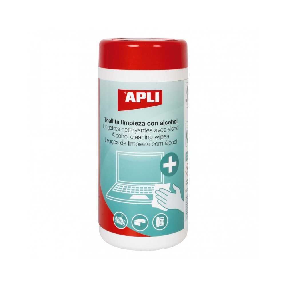 Toallitas Limpieza con Alcohol Apli 18566 100 Uds
