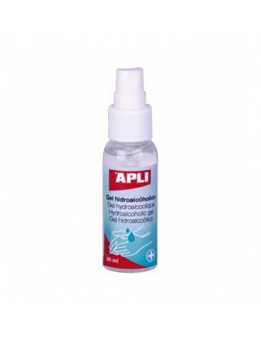 Gel hidroalcohólico con pulverizador 30 ml 70% etanol APLI 18673