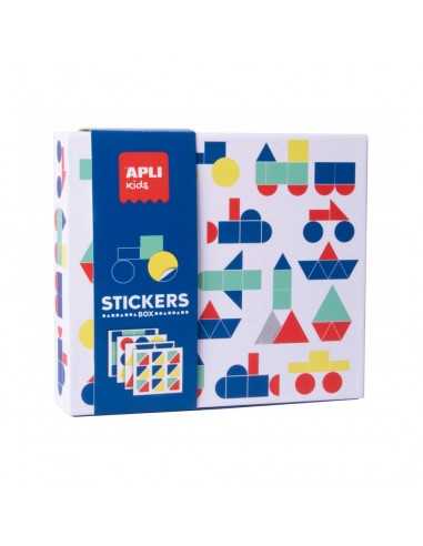Juego Gomets Geométricos Vehículos Apli 18359