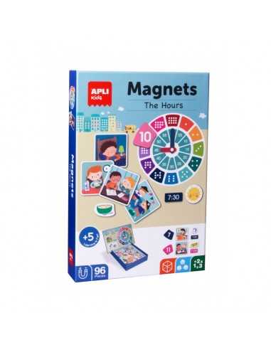 Juego Aprendo Las Horas Magnético Apli 18573