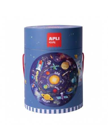 puzle circular sistema solar apli