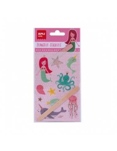 Apli 18509 Pegatinas Transfer Temática Sirena 1 Hoja