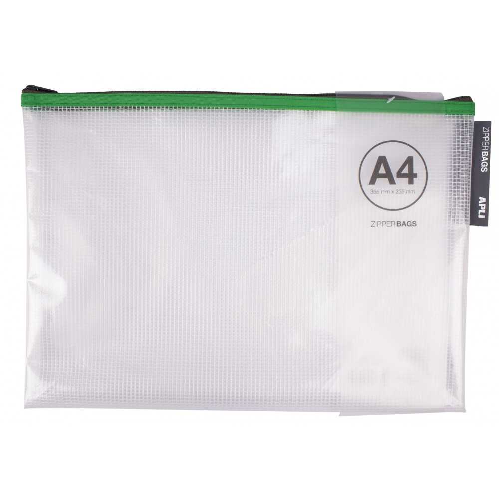 Bolsa Con Cierre Cremallera 355x255 mm 5 Uds Apli 17385