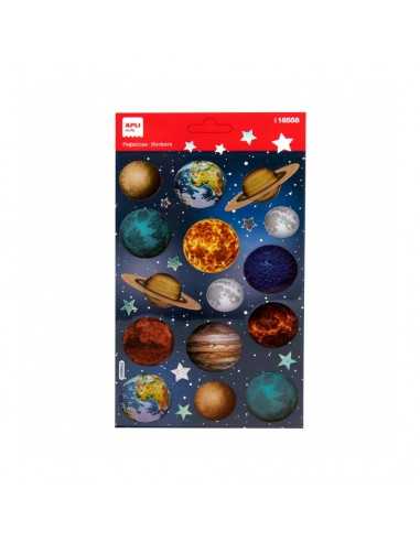 Apli 18558 Bolsa Pegatinas Temática Planetas 1H