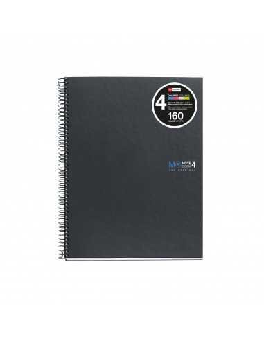 NoteBook Original Cartón Grafito Rayas A5 160h