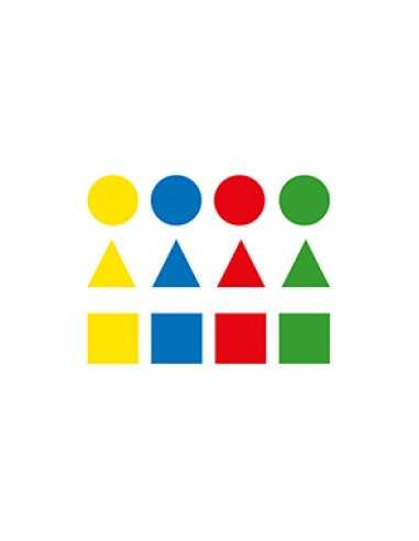 Apli 00993 Bolsa Gomets Figuras Geométricas Pequeñas 12H