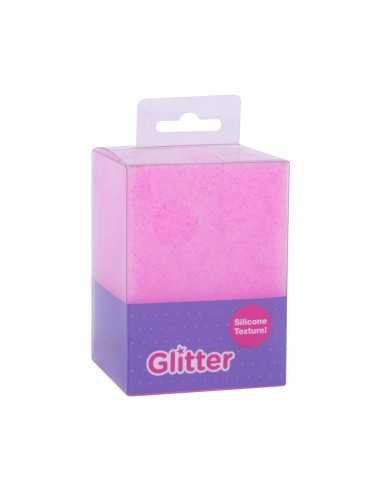 Cubilete Silicona Portalápices Fucsia Glitter Collection Compraetiquetas