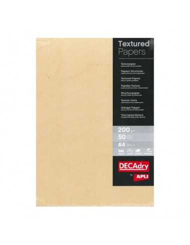 Papel Textura Acabado Habana A4 50H Apli PCR1844
